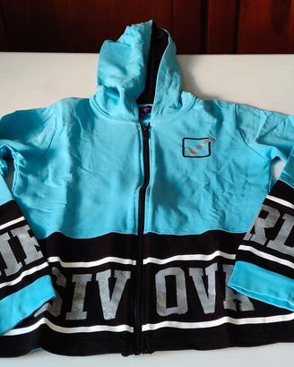 felpa con zip e cappuccio Givova 