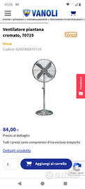 Ventilatore Vinco a piantana super vento