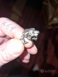 anello argento giaguaro