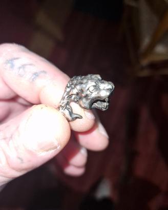 anello argento giaguaro