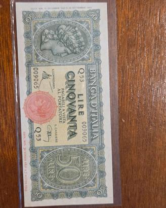 50 LIRE ITALIA TURRITA