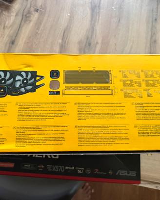 Icue H150 Pro. Con modifica e ventole rgb.