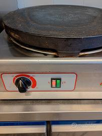 piastra per crepes professionale