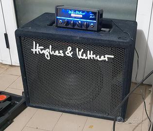 Hughes&Kettner testa + cassa per chitarra