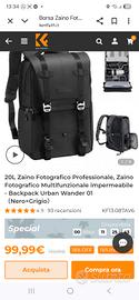 zaino fotogra k&f  20L urban wander