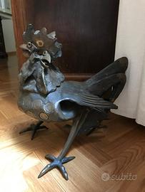 “Gallo” bronzo di Luciano Minguzzi