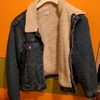 giacca imbottita in denim 