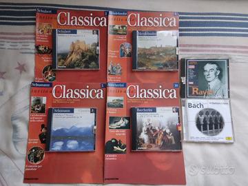 6 Cd Schubert, Schumann, Mendelssohn, Bach, Ravel