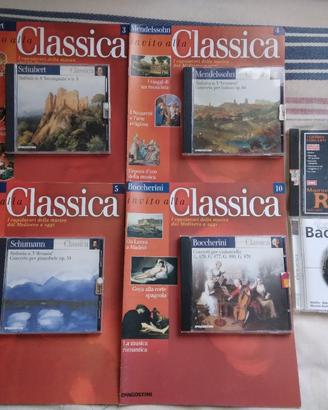 6 Cd Schubert, Schumann, Mendelssohn, Bach, Ravel