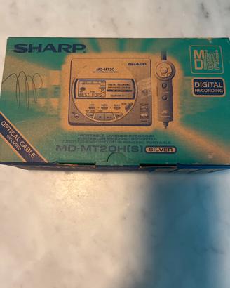 Registratore Sharp per mini dischi