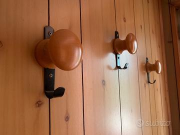 3 attaccapanni legno