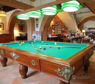 Biliardo antico VIGA in legno massello