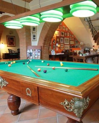 Biliardo antico VIGA in legno massello