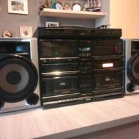 Impianto HI-FI SANYO a Moduli separati con Giradis