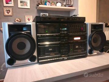 Impianto HI-FI SANYO a Moduli separati con Giradis