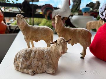Pecore da presepe antiche