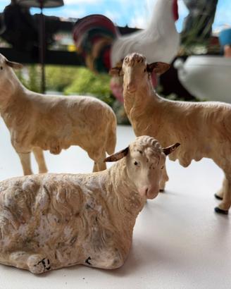 Pecore da presepe antiche