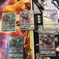 Lotto carte pokemon espeon umbreon  jap