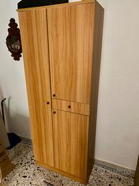 Armadio Multiuso 2 Ante + Cassetto