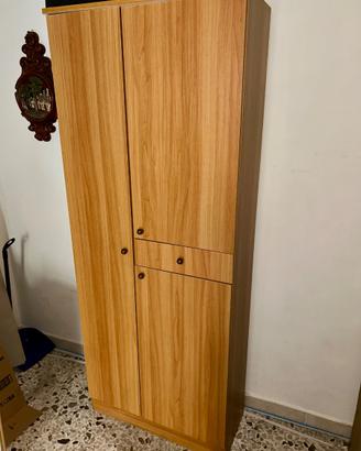 Armadio Multiuso 2 Ante + Cassetto