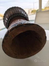 TAMBURO JAMBE SENEGAL LEGNO ESOTICO 