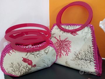 Borse fatte a mano  all'uncinetto 