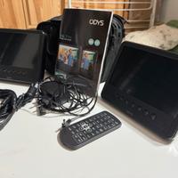 Lettore dvd doppio portatile