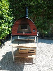 Forno a legna pizza party