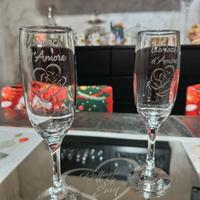 Calici con incisione