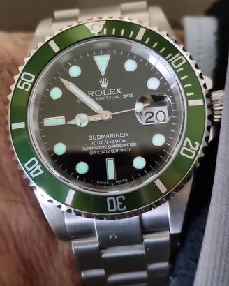 Rolex Submariner 16610LV Fat Four 2004 F  Kermit