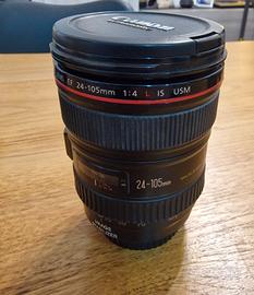 Obiettivo Canon  24-105 4, IS USM serie L