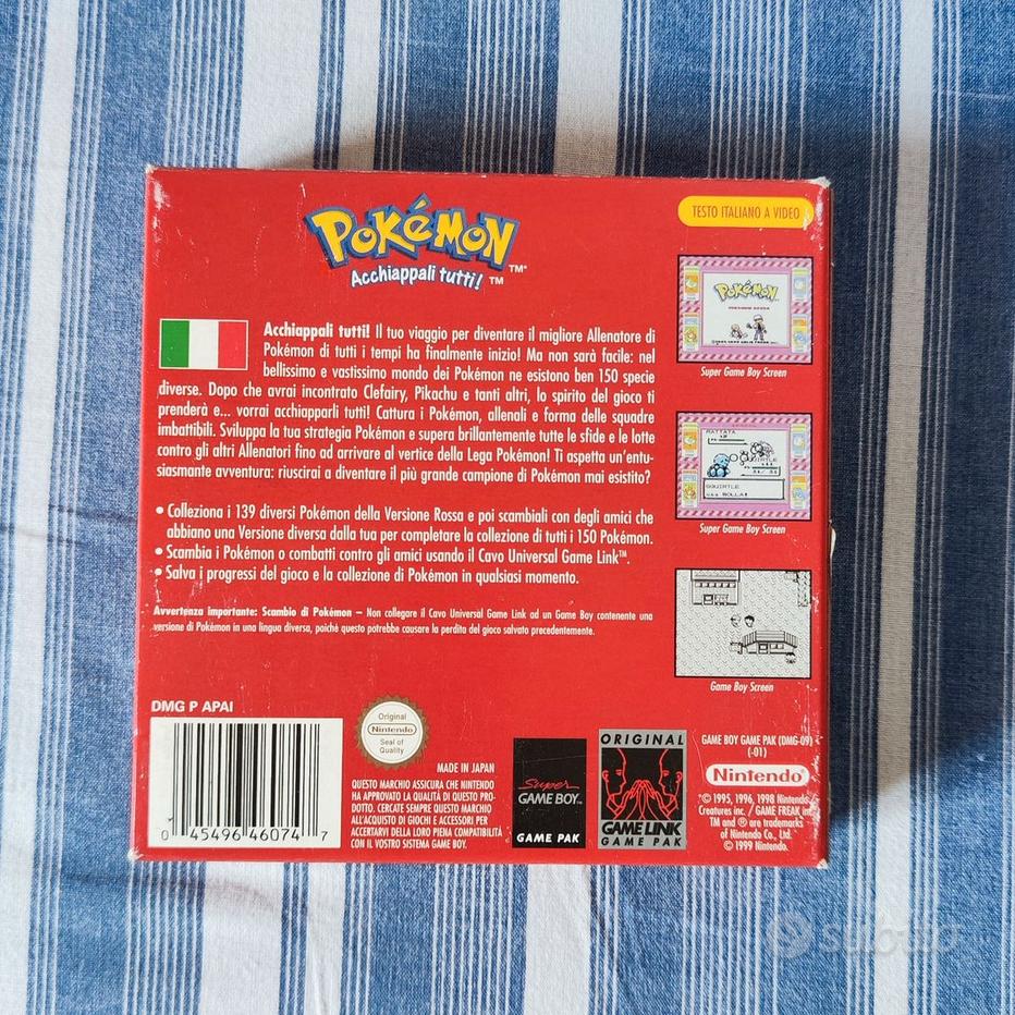 SET COMPLETO / Giochi Pokemon / Gameboy Color / Rosso, Blu, Giallo, Oro,  Argento, Cristallo, Verde