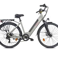 Bicicletta elettrica legnano nuova bianca ebike