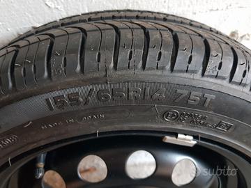 ruota Citroen C1 completa, Michelin 155/65 R14 75T