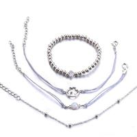 Set/Lotto di 4 pezzi di braccialetti da donna