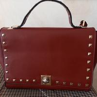 Borsa Carpisa bordeaux borchie