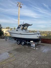 Barca gozzo planante proteo 23