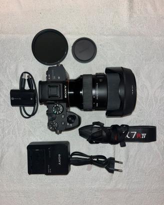 Sony A7RIV + Sigma Art 24-70mm f2.8 con accessori