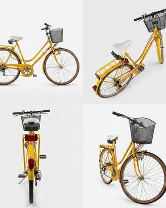 Bici da città Winora "Butterfly" Gialla – Classica