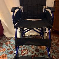 Sedia a rotelle pieghevole leggera alluminio NUOVA