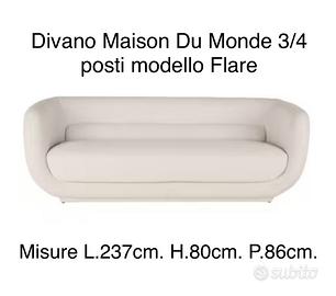 Divano tre posti Maison Du Monde