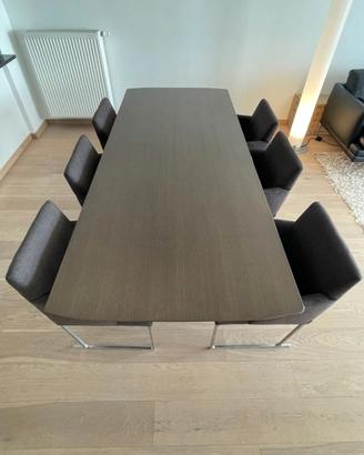 B&B Italia 6 Poltroncine SOLO in lana Marrone