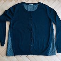 Maglia/cardigan blu e grigio intimissimi