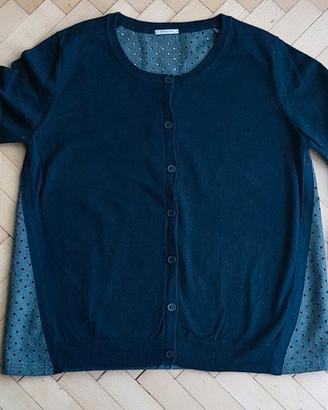 Maglia/cardigan blu e grigio intimissimi