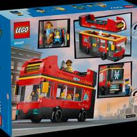 lego bus due piani rossi