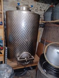 botte acciaio inox per vino