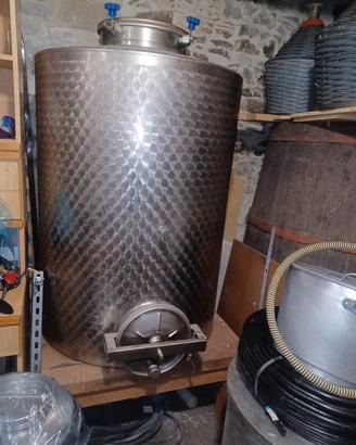 botte acciaio inox per vino