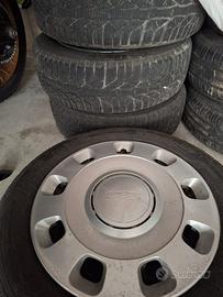 4 cerchi in ferro Fiat 500