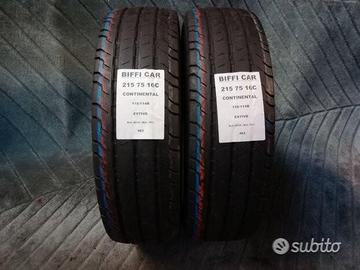2 gomme 215 75 16c continental a463