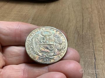 Un SOL - Perù - 1926, Argento